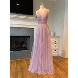 Pink bridesmaid dress